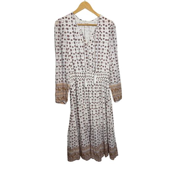 Cleobella Blakely Midi Dress Women’s Size L Flaws – Read Description - Picture 3 of 7